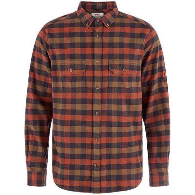 FJÄLLRÄVEN Herren Hemd Skog Flannel Relaxed Fit BW dunkelrot XL XL FJÄLLRÄVEN Herren Hemd Skog Flannel Relaxed Fit BW dunkelrot XL XL