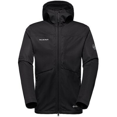MAMMUT Herren Softshell Jacke Ultimate VIII Hoodie schwarz XL XL MAMMUT Herren Softshell Jacke Ultimate VIII Hoodie schwarz XL XL