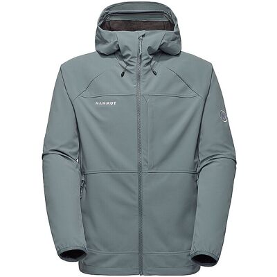 MAMMUT Herren Softshelljacke Ultimate Comfort Hoodie silber M M MAMMUT Herren Softshelljacke Ultimate Comfort Hoodie silber M M