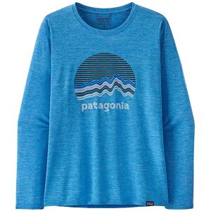 PATAGONIA Damen Funktionsshirt Long-Sleeved Capilene® Cool Daily Graphic blau   Größe: M   45205 Auf Lager Damen M