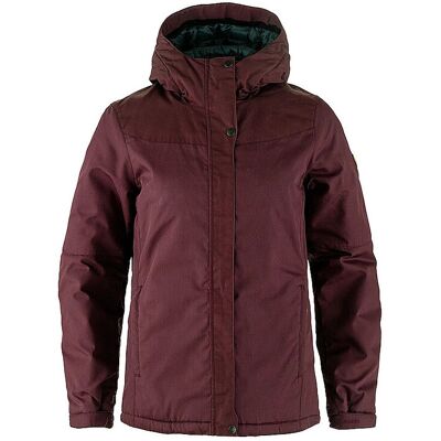 FJÄLLRÄVEN Damen Winterjacke Stina Padded G1000 Hoodie dunkelrot L L FJÄLLRÄVEN Damen Winterjacke Stina Padded G1000 Hoodie dunkelrot L L