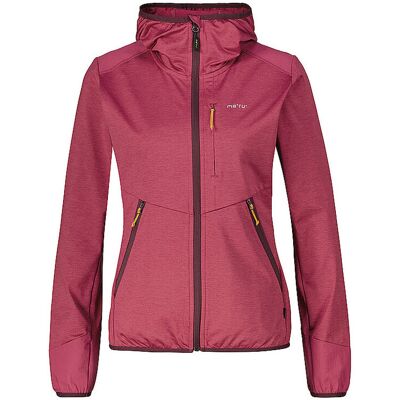 MERU Damen Fleecejacke Silkeborg Stretch Hoodie beere 38 38 MERU Damen Fleecejacke Silkeborg Stretch Hoodie beere 38 38