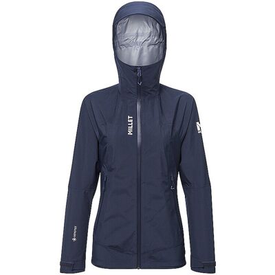 MILLET Damen Wanderjacke SENECA GORE-TEX 3L Hoodie dunkelblau M M MILLET Damen Wanderjacke SENECA GORE-TEX 3L Hoodie dunkelblau M M