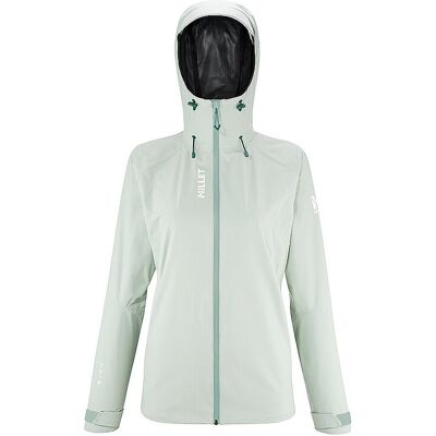 MILLET Damen Wanderjacke SENECA GORE-TEX 2L Hoodie hellgrün S S MILLET Damen Wanderjacke SENECA GORE-TEX 2L Hoodie hellgrün S S