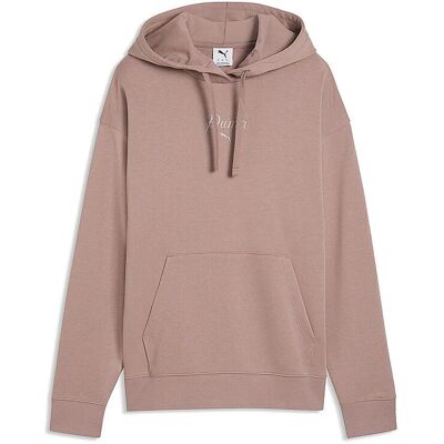 Puma Damen Hoodie Ess Script Comfort TR hellbraun L L Puma Damen Hoodie Ess Script Comfort TR hellbraun L L