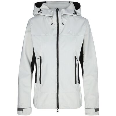 SCHÖFFEL Damen Softshelljacke Blaueis Hoodie weiss 36 36 SCHÖFFEL Damen Softshelljacke Blaueis Hoodie weiss 36 36