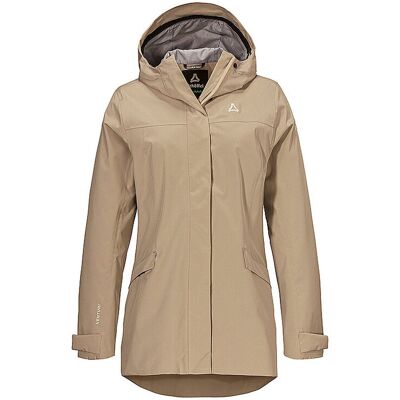 SCHÖFFEL Damen Wanderparka Style Circ 2L Hoodie beige 36 36 SCHÖFFEL Damen Wanderparka Style Circ 2L Hoodie beige 36 36