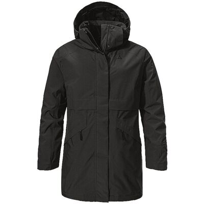 SCHÖFFEL Damen Winterparka Malkay Hoodie schwarz 40 40 SCHÖFFEL Damen Winterparka Malkay Hoodie schwarz 40 40