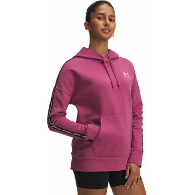 UNDER ARMOUR Damen Hoodie UA Icon Fleece Taped beere XS XS UNDER ARMOUR Damen Hoodie UA Icon Fleece Taped beere XS XS