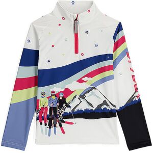 SPYDER Mädchen Unterzieh Zipshirt Surface weiss   Größe: 170   38R125304 Auf Lager Unisex 170