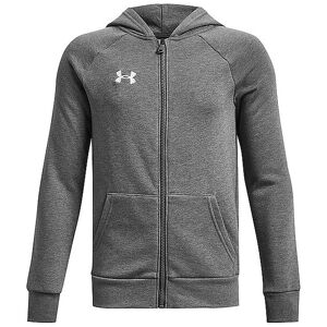 UNDER ARMOUR Jungen Kapuzenjacke UA Rival Fleece grau   Größe: 158-170   1379794 Auf Lager Unisex 158-170