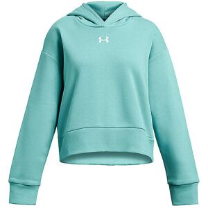 UNDER ARMOUR Mädchen Hoodie UA Rival Fleece Cropped türkis   Größe: 158-170   1379517 Auf Lager Unisex 158-170