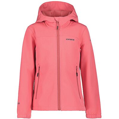 ICEPEAK Mädchen Softshelljacke Korby Jr Hoodie koralle 140 140 ICEPEAK Mädchen Softshelljacke Korby Jr Hoodie koralle 140 140