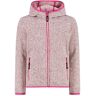 CMP Mädchen Fleecejacke Strick Hoodie koralle   Größe: 164   33H1835 Auf Lager Unisex 164