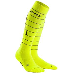 CEP Herren Kompressionsstutzen Reflective Socks gelb   Größe: V=45-48   WP50FZ Auf Lager Herren V=45-48