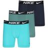 NIKE UNDERWEAR Herren Boxershorts Trunk 3er Pkg Essent Mic Stre petrol   Größe: XL   0000KE1157 Auf Lager Herren XL