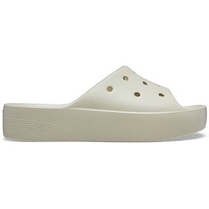 CROCS Badepantoffel Classic Platform Slide beige   Größe: 36-37   208180 Auf Lager Unisex 36-37