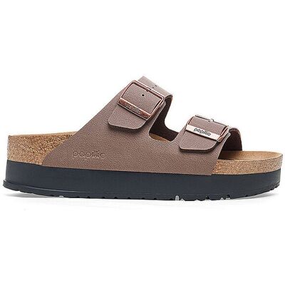 BIRKENSTOCK Damen Pantoletten Arizona PAP Flex Platform braun 39 39 BIRKENSTOCK Damen Pantoletten Arizona PAP Flex Platform braun 39 39