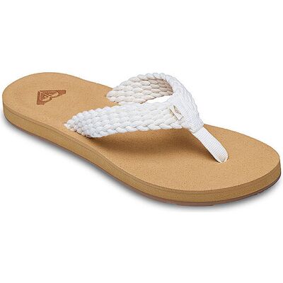 ROXY Damen Zehentrenner Porto IV creme 37 37 ROXY Damen Zehentrenner Porto IV creme 37 37