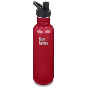 KLEAN KANTEEN Trinkflasche Classic einwandig Millenial Blush 27 oz (800 ml) mit Sport Cap rot   1003278 Auf Lager Unisex EG