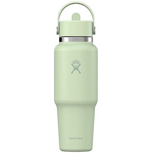 HYDRO FLASK Trinkflasche 32oz Wide Mouth Travel Bottle with Flex Straw Cap hellgrün EG HYDRO FLASK Trinkflasche 32oz Wide Mouth Travel Bottle with Flex Straw Cap hellgrün EG