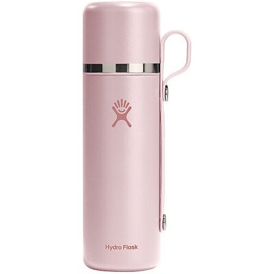 HYDRO FLASK Trinkflasche Hot Flask & Cup isoliert 828ml rosa EG HYDRO FLASK Trinkflasche Hot Flask & Cup isoliert 828ml rosa EG