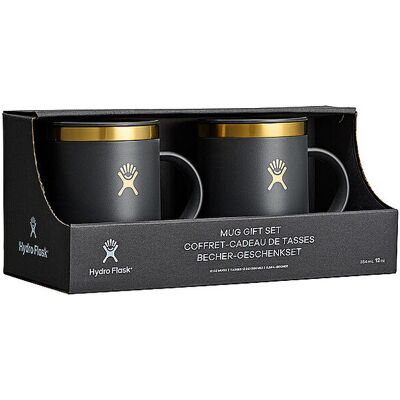 HYDRO FLASK Thermobecher Geschenkset Limited Edition 12 oz 355ml schwarz EG HYDRO FLASK Thermobecher Geschenkset Limited Edition 12 oz 355ml schwarz EG