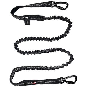 MAMO PET SPORTS Hundeleine Mamo Bungee Leash Austria Edition 185cm schwarz   Größe: 185/2,5CM   BL-20185-B Auf Lager Unisex 185/2.5CM