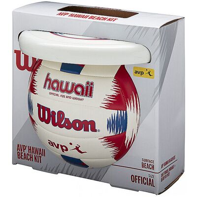 WILSON Beachvolleyball AVP Hawaii Beach Kit weiss EG WILSON Beachvolleyball AVP Hawaii Beach Kit weiss EG