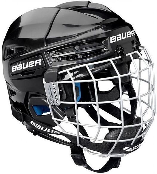 BAUER Kinder Hockeyhelm Prodigy Combo schwarz   1005932 Auf Lager Unisex EG