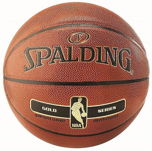 SPALDING Basketball NBA Gold In/out orange   Größe: 7   1007555 Auf Lager Unisex 7