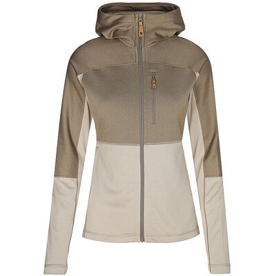 FJÄLLRÄVEN Damen Fleecejacke Abisko Trail Hoodie hellbraun M M FJÄLLRÄVEN Damen Fleecejacke Abisko Trail Hoodie hellbraun M M