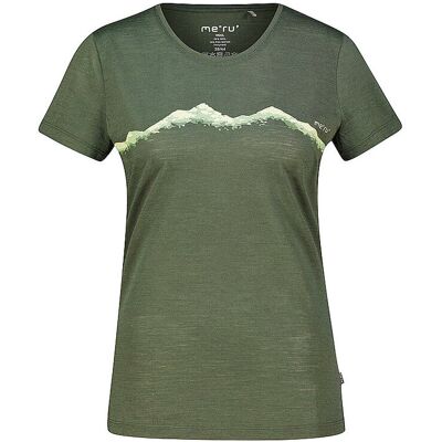 MERU Damen Funktionsshirt Nelas Woolmix dunkelgrün 40 40 MERU Damen Funktionsshirt Nelas Woolmix dunkelgrün 40 40