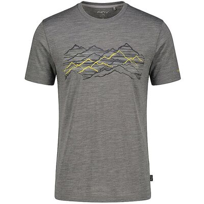 MERU Herren Funktionsshirt Kramfors Woolmix grau L L MERU Herren Funktionsshirt Kramfors Woolmix grau L L