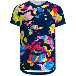 BIDI BADU Herren Tennisshirt Wild Arts V-Neck Tee dunkelblau   Größe: M   M1620028 Auf Lager Herren M