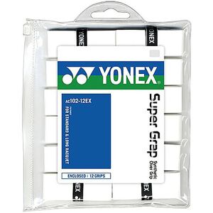 YONEX Tennis Overgrips Super Grap 12er Pkg. weiss   AC102-12 Auf Lager Unisex EG