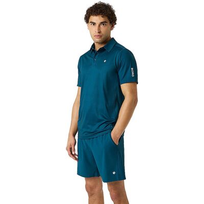 BJÖRN BORG Herren Tennispolo Ace Mesh Panel blau M M BJÖRN BORG Herren Tennispolo Ace Mesh Panel blau M M