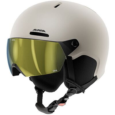 ALPINA Skihelm Zupo 2 Visor Q-Lite beige 52-56CM 52-56CM ALPINA Skihelm Zupo 2 Visor Q-Lite beige 52-56CM 52-56CM