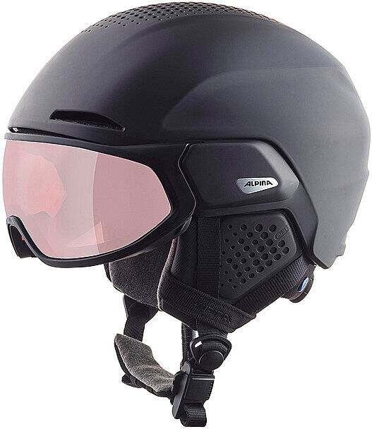 ALPINA Skihelm Alto QV schwarz   Größe: 51-55CM   9237 Auf Lager Unisex 51-55CM