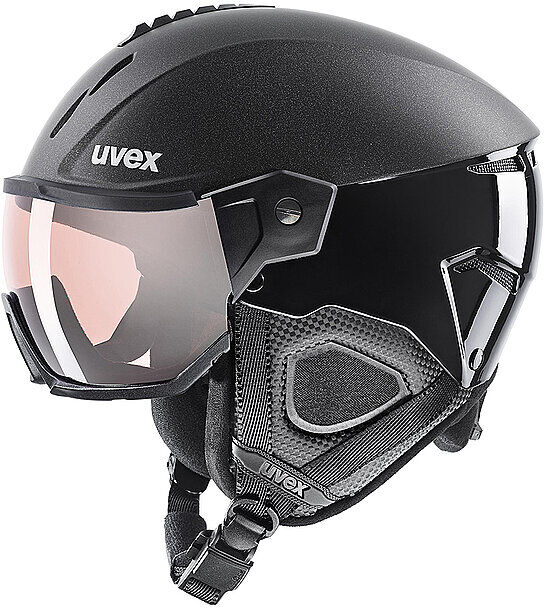 UVEX Skihelm instinct visor pro V schwarz   Größe: 53-56CM   S56.6.261.200 Auf Lager Unisex 53-56CM