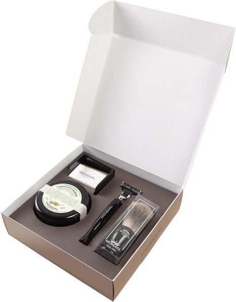 Mondial Exclusive Geschenk-Set Premium 4-teilig Rasierset