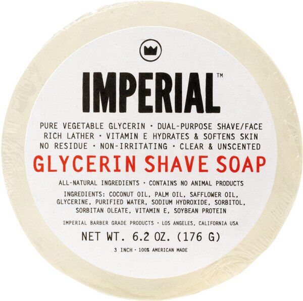 Imperial Glycerin Shave/Face Soap 176 g Puck Rasierseife