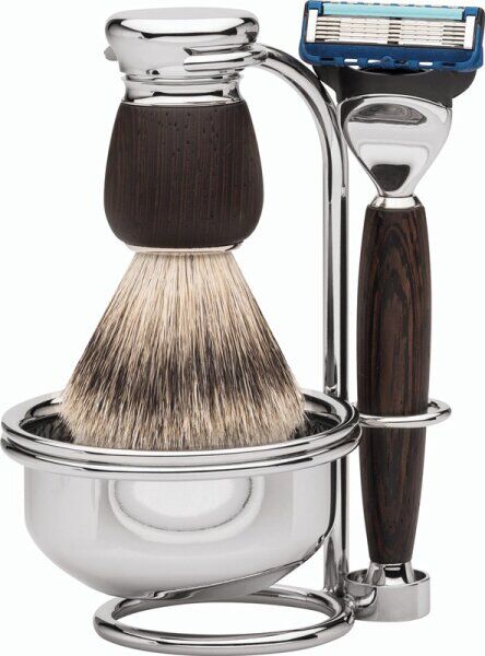 Erbe Shaving Shop Premium Design MILANO Rasiergarnitur mit Seifenscha