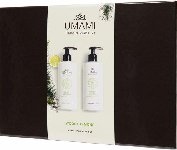 Umami Woody Lemons Giftset Hand Handpflegeset