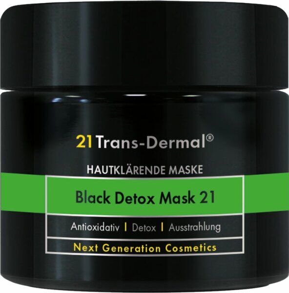 21 Trans-Dermal Black Detox Mask 21 50ml Gesichtsmaske