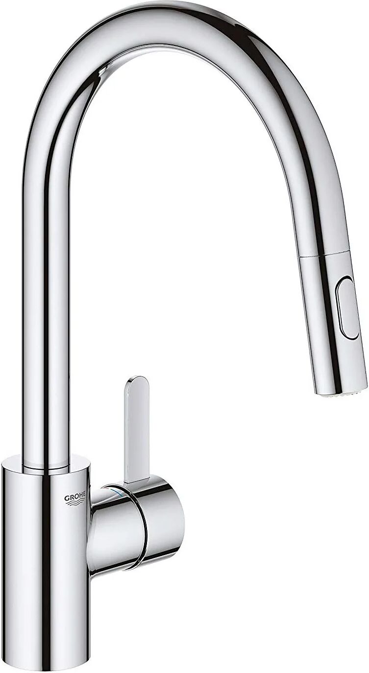 Grohe Eurosmart C Einhand- Spültischbatterie Eurosmart Cosmopolitan herausziehbare Mousseurbrause H: 38,1 Ausladung: 22,3 cm 31481001