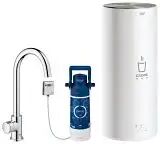 Grohe Red Mono Standventil und Boiler Größe L, Standventil mit C-Auslauf Red C-Auslauf chrom 30080001