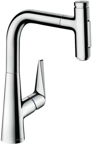 Hansgrohe Talis Select M51 Einhebel-Küchenmischer 220, Ausziehbrause, 2jet, sBox Talis Select M51 H: 33,5 Ausladung: 20,8 cm chrom 73868000