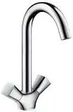 Hansgrohe Logis M31 2-Griff Küchenmischer 220, 1jet Logis M31 H: 28,3 Ausladung 15,6 cm chrom 71280000