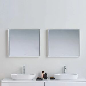 Duravit L-Cube Spiegel mit Beleuchtung 80 x 70 cm, mit Spiegelheizung